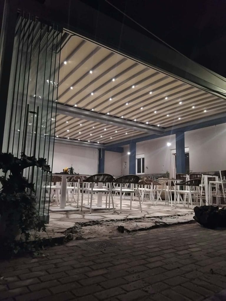 Έργα σε επαγγελματικούς χώρους — εγκατάσταση σκίασης 22