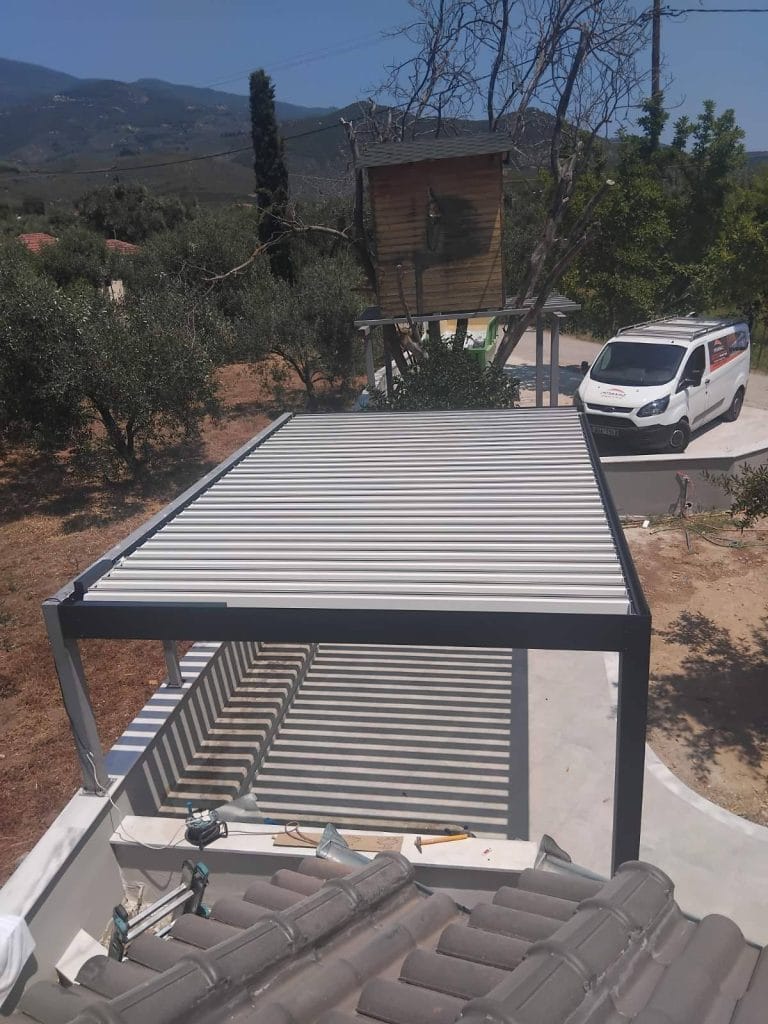 Έργα σε κατοικίες — εγκατάσταση σκίασης 49